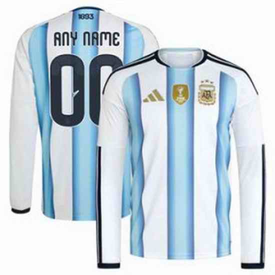 Men 00 Custom Argentina National Team World Cup  2